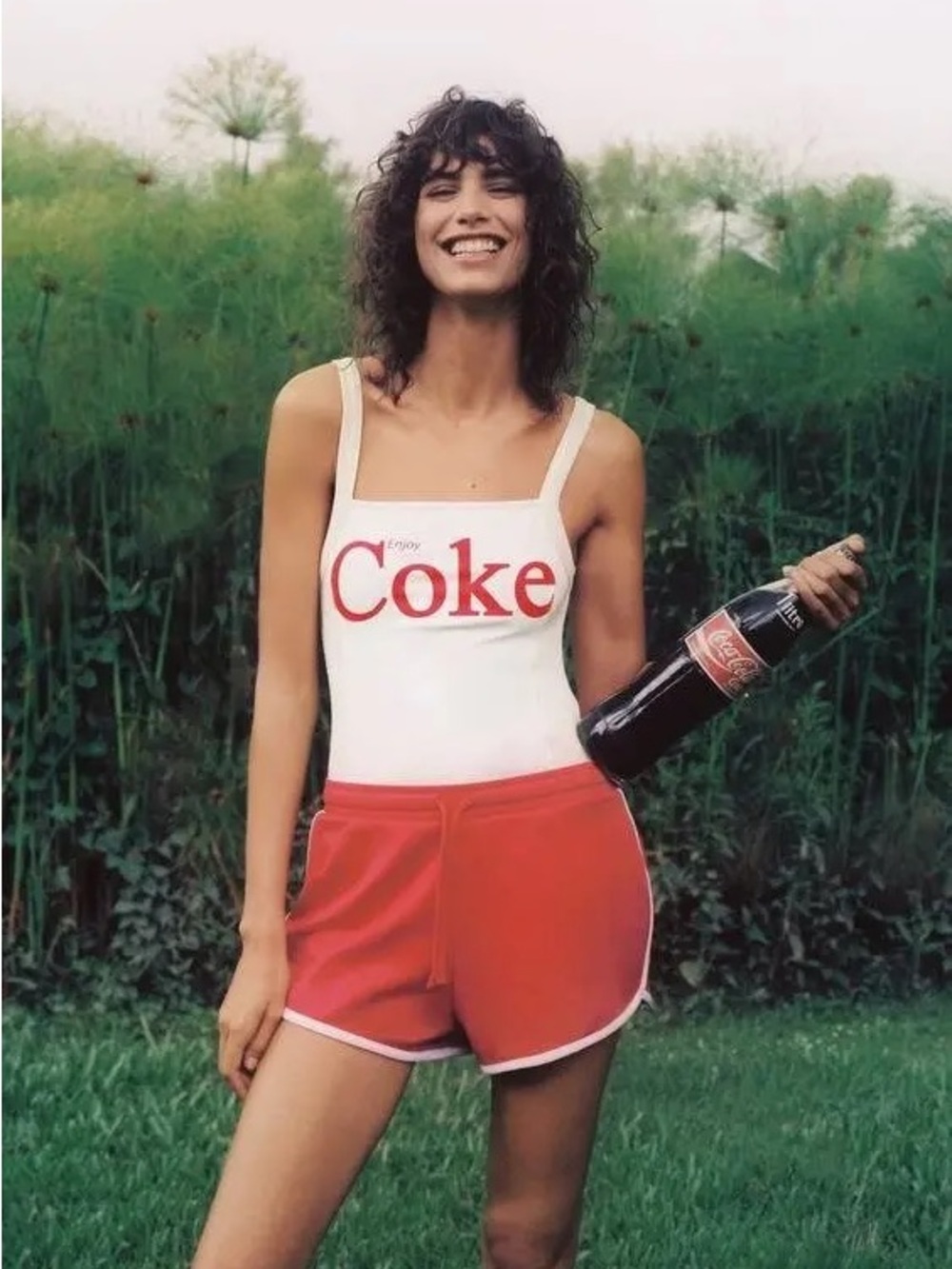 Zara Coca Cola®️ Retro Bodysuit Size Small NWT